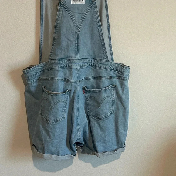 Levi Strauss Plus Size Shortall Overalls - Size 22 - Picture 10 of 11